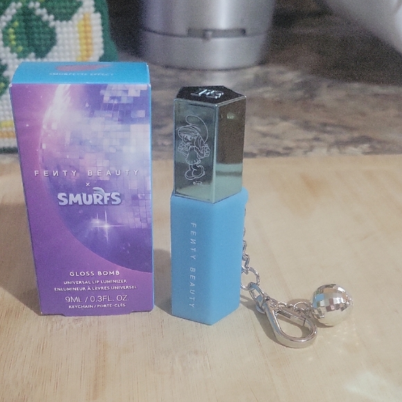 Fenty Beauty Other - Fenty Beauty x Smurfs Gloss Bomb Keychain